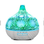 Difuzor Aromaterapie Ultrasonic 400ml, Efect 3D și 7 Culori LED - 6