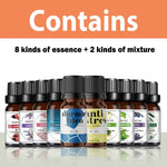 Difuzor de aromă cu sare himalayană 3 în 1, 250ml + 10 uleiuri - 2