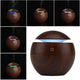 Difuzor și umidificator ultrasonic aromaterapie Wenge, LED, 9.5 cm