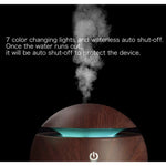 Difuzor și umidificator ultrasonic aromaterapie Wenge, LED, 9.5 cm - 4