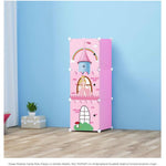 Dulap Modular Camera Copii, Model Castel Roz, 3 Rafturi, 111x37x37 cm - 2