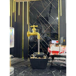 Fântână Decorativă de Interior cu Robinet Suspendat și Iluminare LED - 6