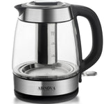 Fierbător de apă cu filtru pentru ceai, Inox, 2200W, 2L - 2