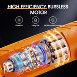 Foarfecă electrică pentru grădinărit, motor fără perii 800W, 2 baterii 21V, tăiere 30mm - 3