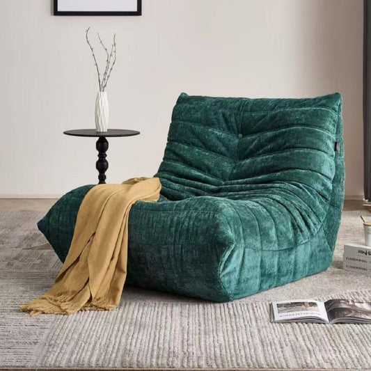 Fotoliu din Spumă pentru Relaxare, Verde, Fără Asamblare, 87x100x70 cm - 1