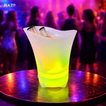 Frapieră LED cu Boxă Bluetooth, Lumină RGB 7 Culori, Reîncărcabilă USB - 4