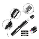 Jucărie laser pentru pisici 3 în 1, Reîncărcabilă USB, Oțel Inoxidabil - 2