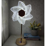Lampă decorativă Sun Flower Aurie cu Lumină Caldă și Rece - 4