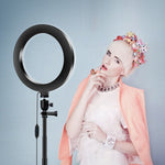 Lampă LED Circulară Ring Light 25cm cu Trepied 220cm și Suport Telefon - 3