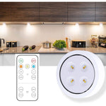 Lampă LED fără fir cu baterii și telecomandă, 3 culori - 2