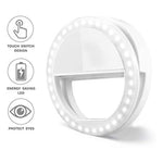 Lampa Ring Light Mini LED cu 4 Funcții și Alimentare USB - 2