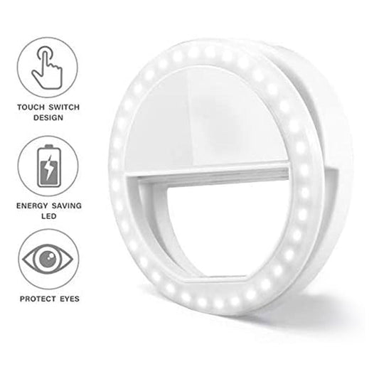 Lampa Ring Light Mini LED cu 4 Funcții și Alimentare USB - 2
