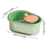 Mașină de spălat fructe și legume manuală, cu strecurătoare, ABS, 34cm - 3