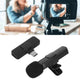 Microfon Lavalieră Wireless USB Type-C, Autonomie 7h, Negru