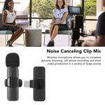 Microfon Lavalieră Wireless USB Type-C, Autonomie 7h, Negru - 4