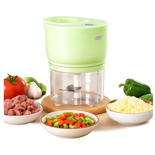 Mini Tocător Electric Portabil, Fără Fir, Baterie USB, 500 ml - 1
