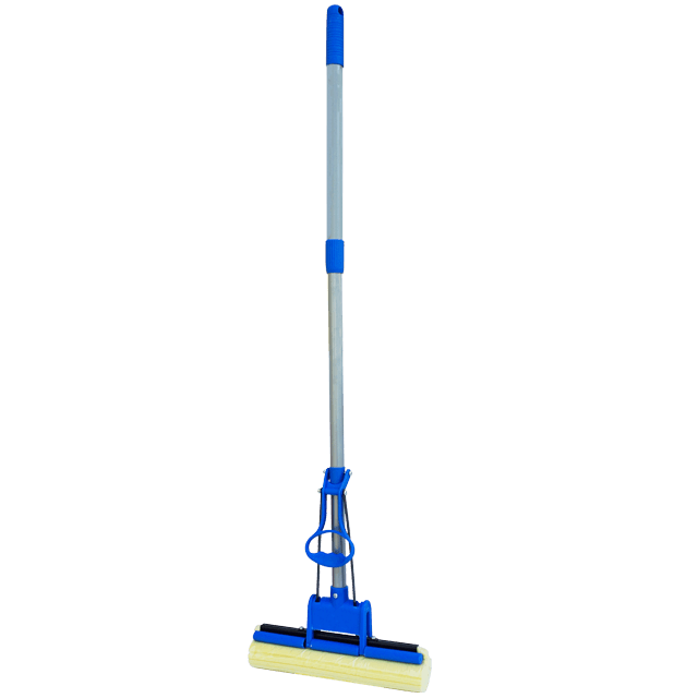Mop cu stoarcere pe mâner 104 cm - Fără mâini udate - 1