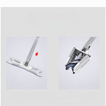 Mop Plat cu Sistem de Stoarcere și 4 Lavete, Mâner Telescopic 140cm - 4