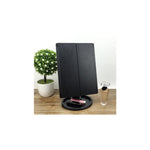 Oglindă de Machiaj cu LED, Touch Screen și Mărire, 22 Lumini, Negru - 3