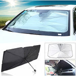 Parasolar Umbrelă Pentru Parbriz Auto, Dimensiune Mare 134x80 cm - 3