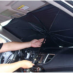 Parasolar Umbrelă Pentru Parbriz Auto, Dimensiune Mare 134x80 cm - 6