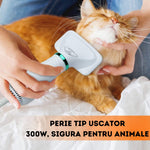 Perie Electrică 2 în 1 pentru Animale - Uscare și Descurcare Blană - 2