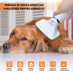 Perie Electrică 2 în 1 pentru Animale - Uscare și Descurcare Blană - 3