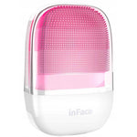 Perie facială sonică din silicon pentru curățare profundă, roz, 10x4cm - 5