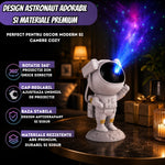 Proiector de Stele Astronaut cu Telecomandă, Proiecție 360°, 7 Moduri LED, Alb - 5