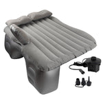 Saltea auto gonflabilă 2 în 1 cu Pompă Electrică 12V, 138x85cm, Albastru - 3