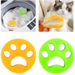 Set 2 accesorii pentru îndepărtat părul de animale, reutilizabile, 7x7cm - 2