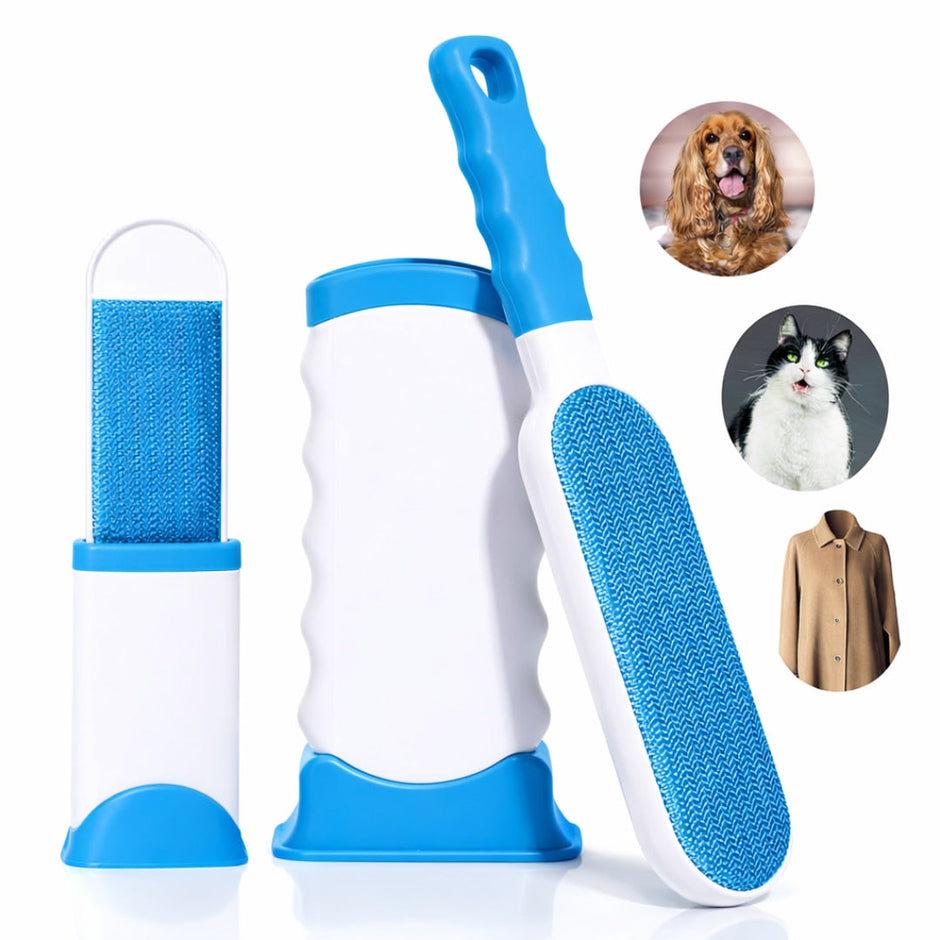 Set 2 Perii pentru Păr de Animale cu Autocurățare, Casă și Călătorii - 1