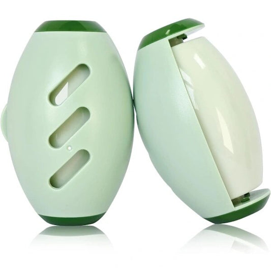 Set 2 role gel reutilizabile pentru scame, mini portabile, verde - 1