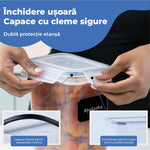 Set 24 Recipiente pentru Alimente Uscate, Capace Etanșe și Etichete - 2
