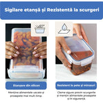 Set 24 Recipiente pentru Alimente Uscate, Capace Etanșe și Etichete - 6