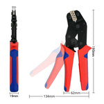 Set clește sertizare cu 5 fălci interschimbabile și geantă, 0.25-1.5mm² - 6