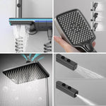 Set de Duș cu Afișaj Digital și Termostat, 4 Funcții, Grafit - 6