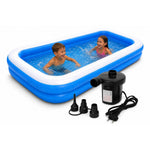 Set Piscină Gonflabilă de Familie 200x120 cm + Pompă Electrică Inclusă - 3