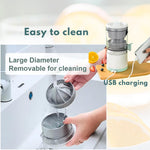 Storcător electric de citrice portabil 500ml, 45W, încărcare USB - 4