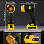 Suflantă portabilă cu acumulatori 48V, 34000 RPM (Include 2 Baterii) - 3
