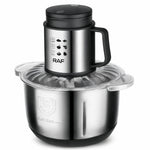 Tocător Electric 1000W cu Bol Inox 5L, 2 Viteze, Pentru Carne și Legume - 3