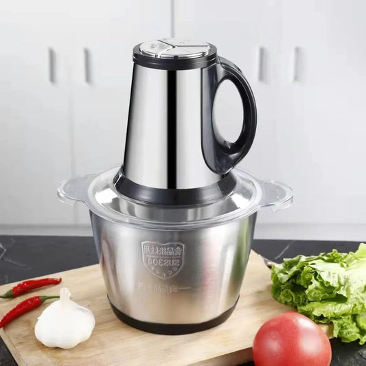 Tocător Electric Pentru Carne și Legume 5L Inox, 1000W, 4 Lame - 2