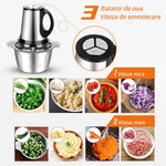 Tocător Electric Pentru Carne și Legume 5L Inox, 1000W, 4 Lame - 5