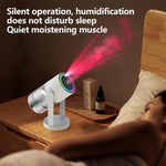 Umidificator Portabil cu Proiector de Stele și Difuzor Arome, 280ml, Alb - 5