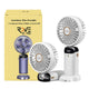 Ventilator Ultra Portabil 3 în 1, Ecran LCD, 5 Viteze, Alb