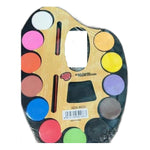 Paleta de pictor cu 12 acuarele si 2 pensule — Varianta 2