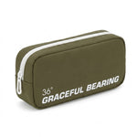 Penar textil cu fermoar, model Graceful Bearing — Kaki