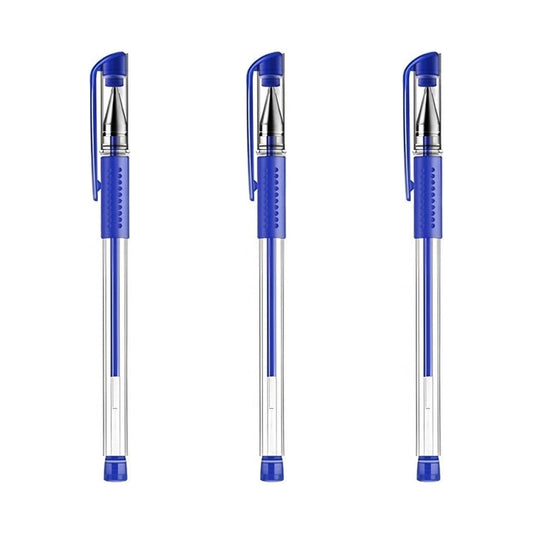 Set pixuri cu gel 0.5 mm, cerneală albastră, rezervă de mare — 3 bucati