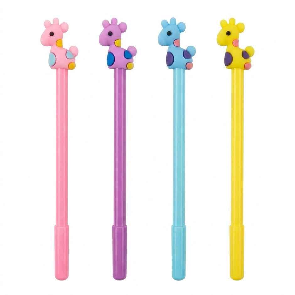 Toate cele 4 animalute: girafa, papagal, oita si tigru