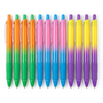 Set 12 pixuri cu gel, degrade pastel